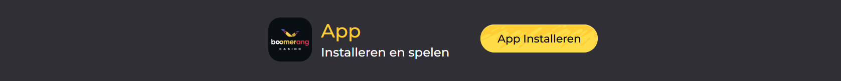 Registreer bij Boomerang Casino NL